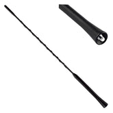 Auton antenni, jossa on 40 cm pitkä antennimasto ja 5 mm kierre