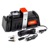 12 V/230 V autokompressori painemittarilla