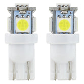T10 W5W LED-polttimo, jossa on 5 x SMD 5050 -diodia