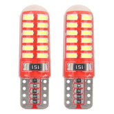 LED-polttimo T10e W5W CANBUSilla ja 24 SMD 3014 LED-diodilla