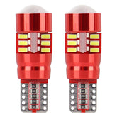 Valkoinen T10 W5W LED-polttimo CANBUS-toiminnolla ja 27 SMD 3014 -diodilla