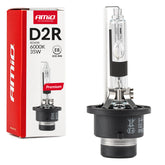 D2R-xenonpolttimo 6000K valonvärillä ja 35 W teholla