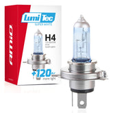 LumiTec Super White H4 -halogeenipolttimo