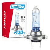 LumiTec Super White H7 -halogeenipolttimo