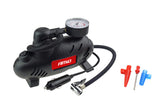 12 V auton rengaskompressori painemittarilla