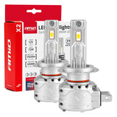 H7 LED-ajovalopolttimot X2-sarjaa, 6500K valkoinen valo