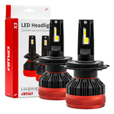 LED-ajovalopolttimot H4/H19 X3