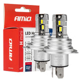 H4/H19 LED-polttimot 6500K kirkkaan valkoisella valolla