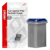 JAPVAL PAL mikroliuskasulakkeet 15 A, 2 kpl