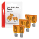 STANDARD bladsikringer 5A, 3 stk.