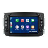 Mercedes-Benz W210 mm. 1998-2008 - 7 "-radio Apple CarPlay- ja Android -autojen kanssa