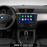 BMW X1 2010-2014 - 10,1" radio Apple CarPlaylla ja Android Autolla