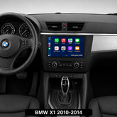 BMW X1 2010-2014 - 10,1" radio Apple CarPlaylla ja Android Autolla