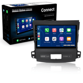 Mitsubishi Outlander 2005-2011 - 9" soitin, jossa Apple CarPlay ja Android Auto