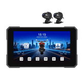 5” moottoripyörän näyttö CarPlaylla, Android Autolla, AirPlaylla, DVR:llä ja TPMS:llä