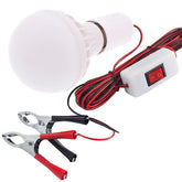 LED-työvalo 12V krokotiilipihdeillä, CARMOTION