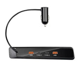 Audi Q5 / Q5 Sportback 2018-2024 USB-C Hub ja pikalataussovitin – QC3.0-jakaja