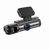 Kaksois-dashcam näytöllä – etu- ja sisäkamera (1080p, yönäkö, 360°)