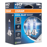 Osram H7 Cool Blue Boost -halogeenipolttimot 12 V 80 W PX26d-kannalla