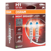 Osram H1 Night Breaker Unlimited -halogeenipolttimot 12 V 55 W, 2 kpl.