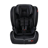 Carkids i-Size -turvaistuin Jessie 76–150 cm Isofix musta/valkoinen