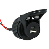 Carpoint USB-A + USB-C 12/24V asennuspistorasia