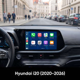 Hyundai i20 2020-2026 - 10,1" radio, jossa Apple CarPlay ja Android Auto