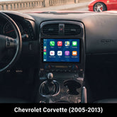 Chevrolet Corvette 2004-2013 - 9" autoradio Apple CarPlaylla ja Android Autolla