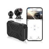 Moottoripyörän kojelautakamera 1080P HD – etu- ja takakamera DVR:llä ja WiFillä