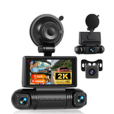 3" 2K Dashcam neljällä kameralla – IPS-näyttö, G-sensori ja DVR-tallennin