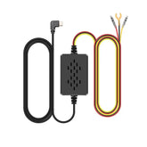 USB-C-kovakytkentäsarja kojelautakameraan – 12V/24V → 5V pysäköintivalvonnalla