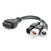 Moottoripyörän diagnostiikkakaapeli 3-pin, 4-pin & 6-pin