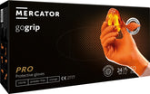 Orange GoGrip nitrilhandsker i størrelse L