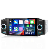 1-DIN autoradio 5" Apple CarPlaylla ja Android Autolla (langaton) – Bluetooth, FM, USB