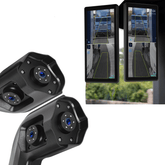 10.36" HD -näytöt kameralla ja Blind Spot Detection -toiminnolla kuorma-autoon, pakettiautoon ja bussiin