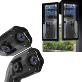 10.36" HD Skærme med Kamera & Blind Spot Detection til Lastbil, Varebil og Bus