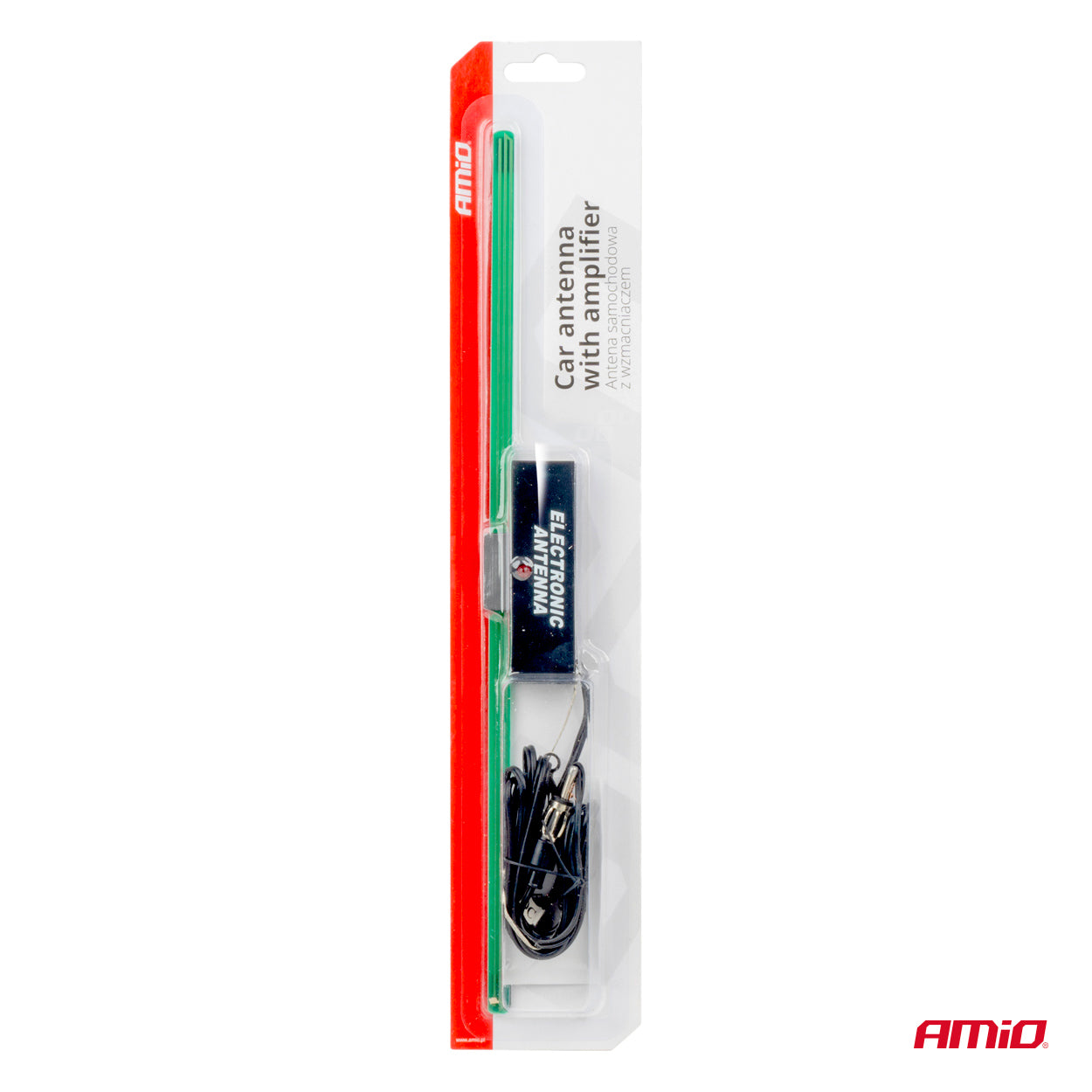 AM/FM-autonantenni 34 cm antennilla ja 2,1 m kaapelilla