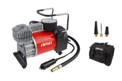 12 V auton kompressori painemittarilla ja metallikotelolla