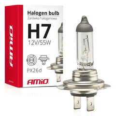 H7-halogeenipolttimo 12V 55W UV-suodattimella
