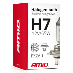 H7-halogeenipolttimo PX26d-kannalla ja UV-suodattimella
