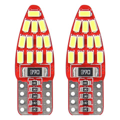 T10e W5W LED-polttimo CANBUS-järjestelmällä ja 24 SMD 3014 LED-diodilla