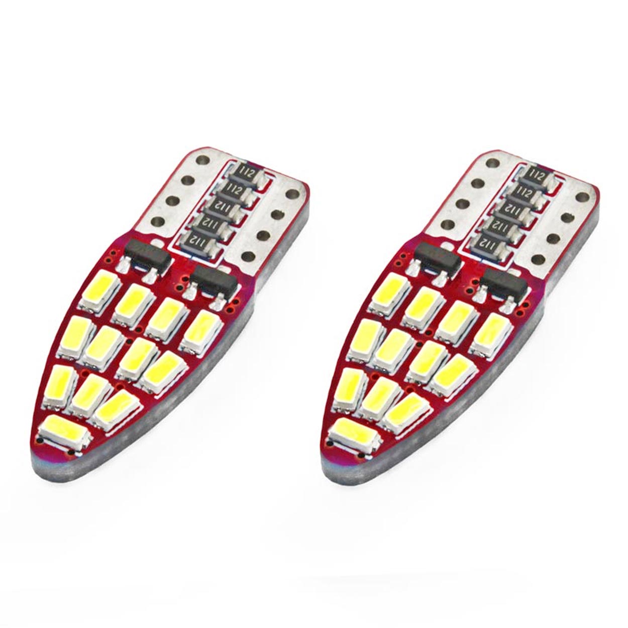 T10e W5W LED-polttimo 24 SMD 3014 LED-diodilla