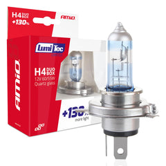LumiTec Limited H4 -halogeenipolttimot +130 %