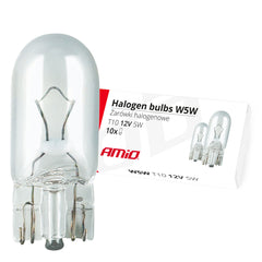 W5W T10 -halogeenipolttimot 12 V, 10 kpl