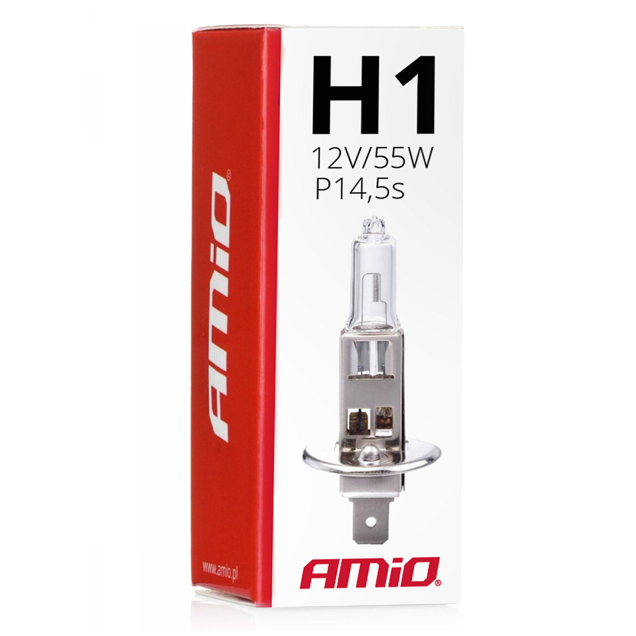 Kirkas halogeenipolttimo H1-kannalla