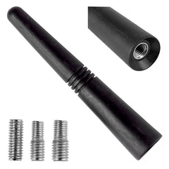 Kompakti 9 cm auton antenni kolmella adapterilla