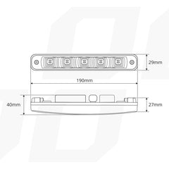 DRL 507HP päiväajovalot asennukseen