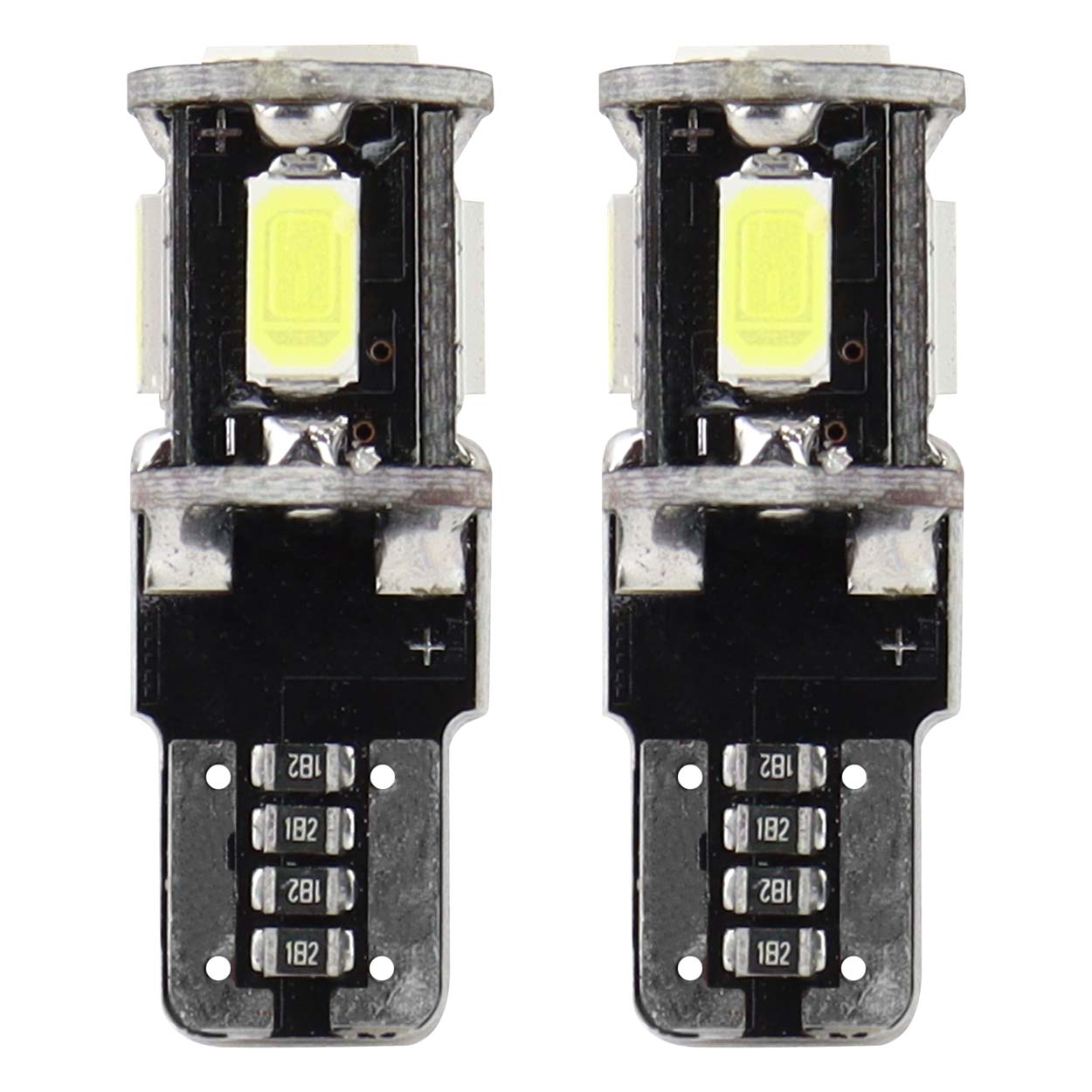 LED-polttimo T10 W5W CANBUS 5 kpl SMD 5730 -diodilla