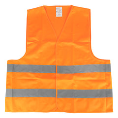 Oranssi heijastinliivi koossa XL heijastinnauhoilla