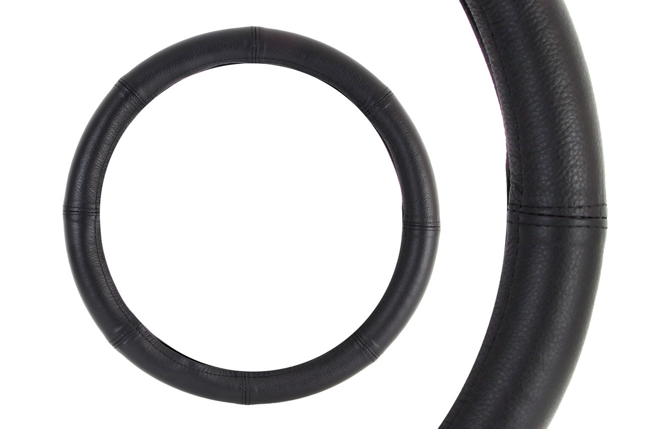 Aidosta nahasta valmistettu ratin suojus, koko S, 35–37 cm ratille